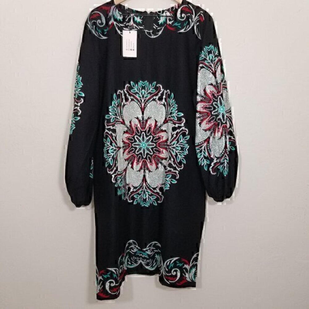 NWT MAE OTTI African Dress with Pockets Size XXL